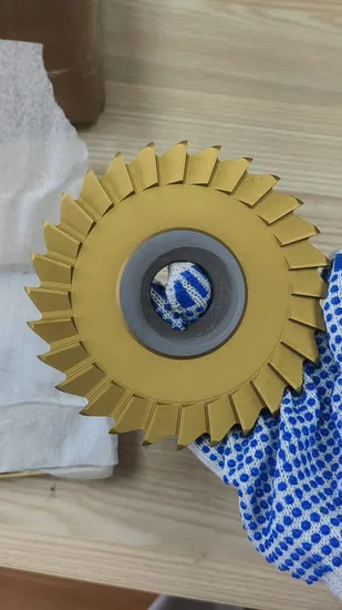 High Precision Tin Coated Circular Saw Blade Side Cutter for Aluminum Copper Cutting